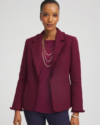 Tweed Fringe Blazer | Chico's